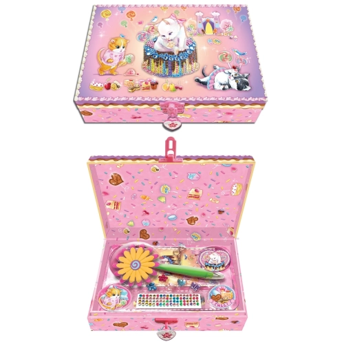 Zestaw z pamiętnikiem kotek  4397